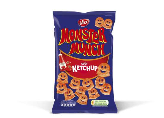Monster Munch goût Ketchup, Vico (85 g)