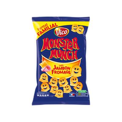 Monster Munch Jambon fromage, Vico (135 g)
