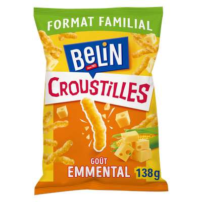 Croustilles goût emmental, Belin (138 g)
