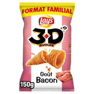 3D's Bugles au Bacon, Lay's (150 g)