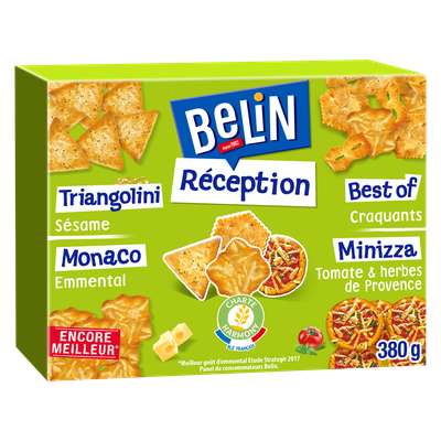 Crackers Réception assortiment, Belin (380 g)