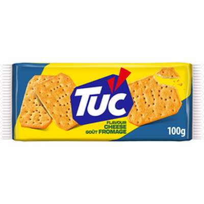 Crackers Tuc au fromage, Lu (100 g)