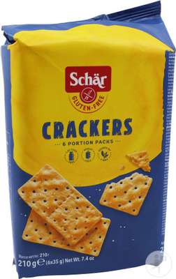 Crackers natures sans gluten, Schar (210 g)