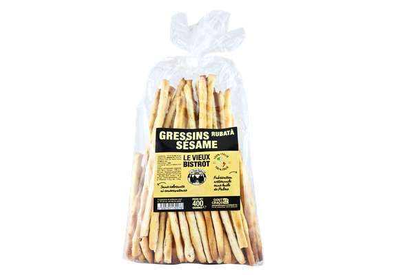 Gressins aux graines de sésame, Le Vieux Bistrot (400 g)