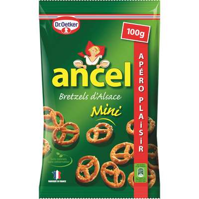 Biscuits apéritifs mini bretzels, Dr Oetker (100 g)