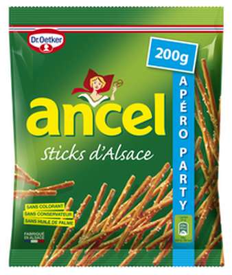 Sticks salés en sachet, Dr Oetker Ancel (200 g)