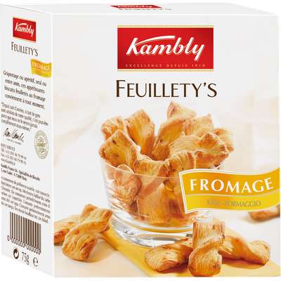 Feuillety's au fromage, Kambly (75 g)