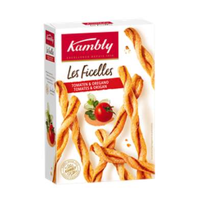 Ficelles à la tomate et aux fines herbes, Kambly (100 g)