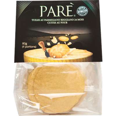 Tuiles parmigiano reggiano AOP, Pare (80 g)