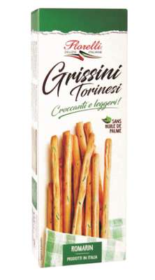 Gressins au romarin, Florelli (125 g)