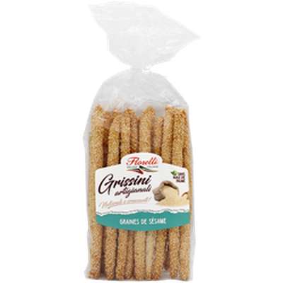 Gressins artisanaux au sésame, Florelli (250 g)