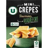 Mini crêpes fourrées au roquefort, U (65 g)