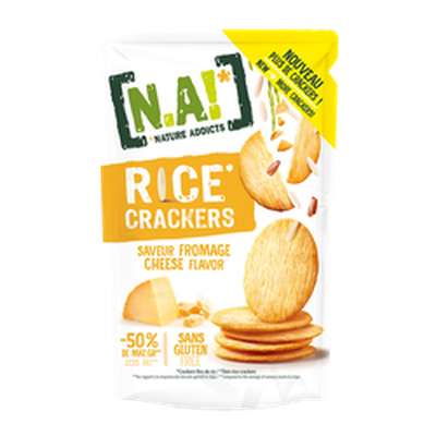 Rice crackers saveur fromage sans gluten, N.A! (85 g)