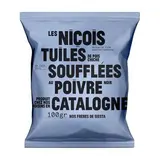 Tuiles soufflées de pois chiches au poivre noir de Tonton Marco, Les Niçois (100 g)