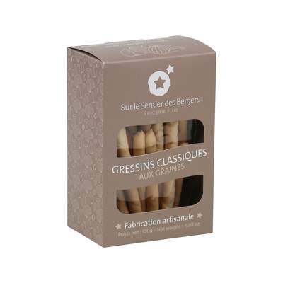 Gressins aux graines, Sur le sentier des bergers (130 g)