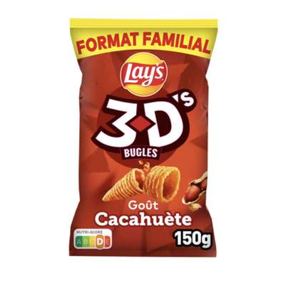 3D's Bugles goût cacahuète, Lay's (150 g)