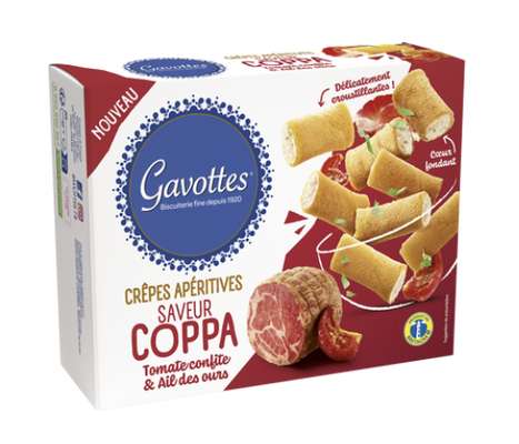 Crêpes saveur coppa tomates confite et ail, Gavotte (80 g)