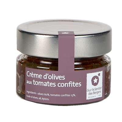 Crème d'olives aux tomates confites, Sur le sentier des bergers (90 g)