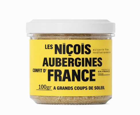 Confit d'Aubergines de Tonton José, Les Niçois (100 g)