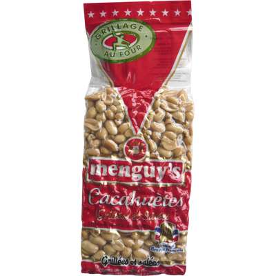 Cacahuètes grillées salées, Menguy's (390 g)