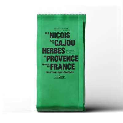 Noix de cajou herbes de Provence de Tonton Jilou, Les Niçois (110 g)