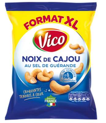 Noix de Cajou Grillés à Sec Sel, Vico (230 g)