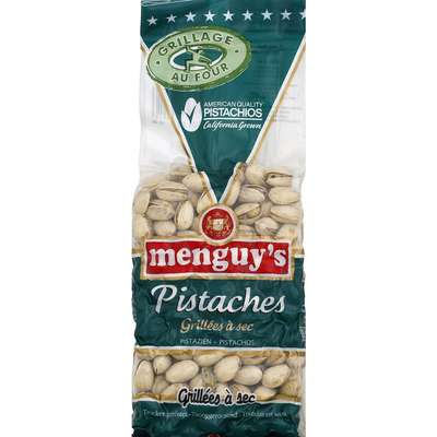 Pistaches grillées à sec, Menguy's (290 g)