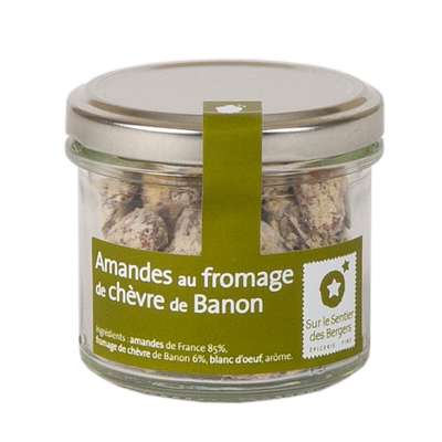 Amandes au fromage de chèvre de Banon, Sur le sentier des bergers (90 g)