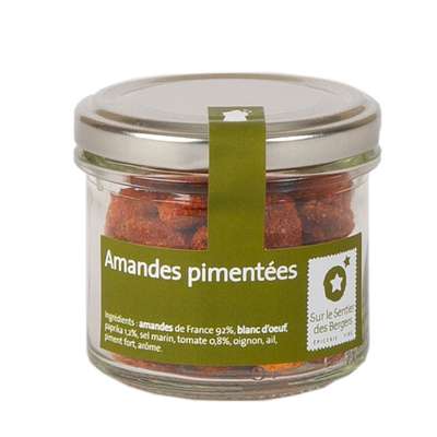 Amandes pimentées, Sur le sentier des bergers (75 g)