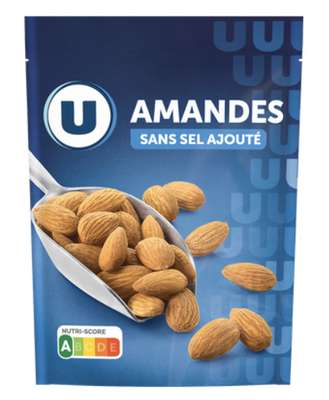 Amandes grillés, U (100 g)