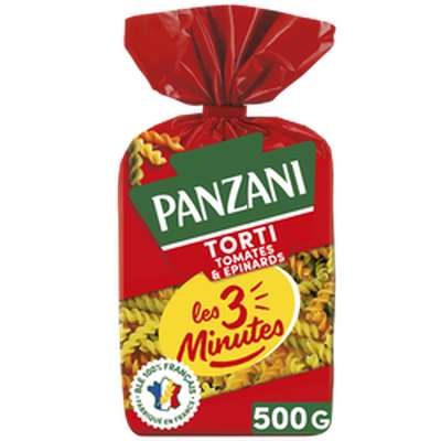 Torti légumes cuisson rapide, Panzani (500 g)