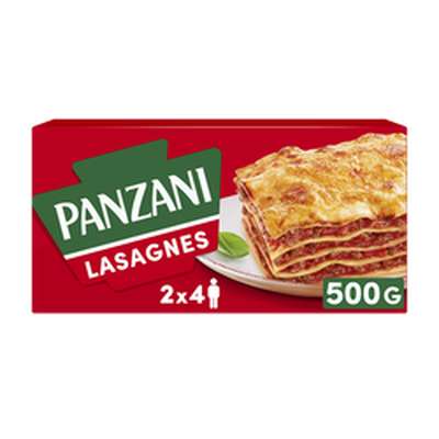 Pâtes lasagne, Panzani (500 g)