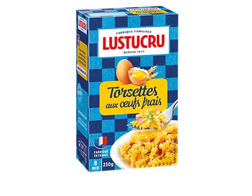 Torsettes aux oeufs, Lustucru (250 g)