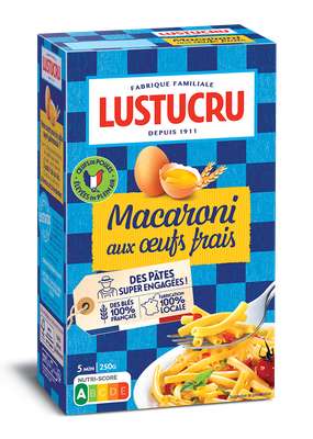 Macaroni aux oeufs, Lustucru (250 g)
