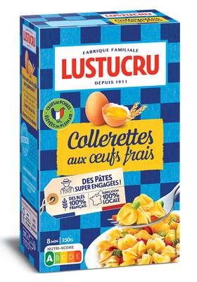 Collerettes aux oeufs, Lustucru (250 g)