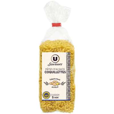 Coquillettes aux Oeufs IGP, U (250 g)