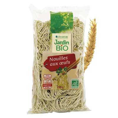 Nouilles Aux Oeufs Bio, Jardin Bio (250 gr)