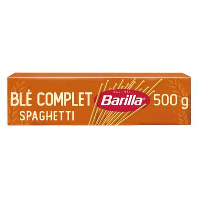 Spaghetti intégrale au blé complet, Barilla (500 g)
