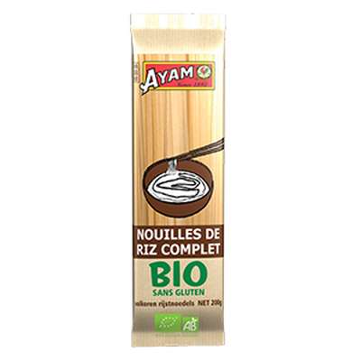 Nouilles de riz complet BIO, AYAM (200 g)