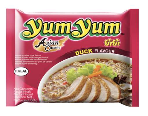 Soupe de nouilles arôme canard, Yum Yum (60 g)