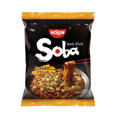 Soba nouilles sautées classique, Nissin (109 g)