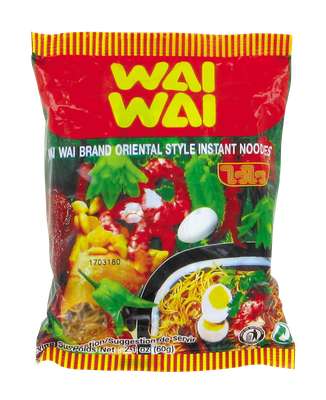 Nouilles instantanées oriental, Wai Wai (60 g)