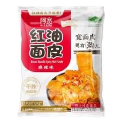 Nouilles larges saveur Hot & Spicy, A'Kuan (110 g)