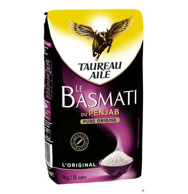 Riz basmati du Penjab, Taureau Aile (1 Kg)
