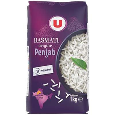 Riz basmati origine penjab, U (1 Kg)