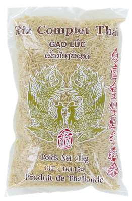 Riz Thaï complet jasmin, Oiseaux Celestes (1 kg)