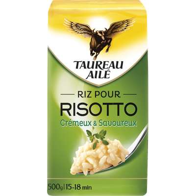 Riz pour risotto crémeux & savoureux 15-18 min, Taureau ailé (500 g)