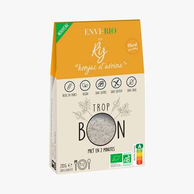 Riz Konjac et avoine BIO, Envi-BIO (270 g)
