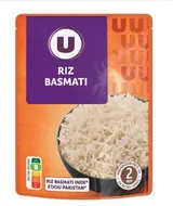 Riz basmati nature micro-ondable 2 minutes, U (250 g)