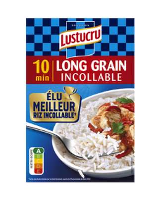 Riz long prêt en 10mn, Lustucru (900 g)